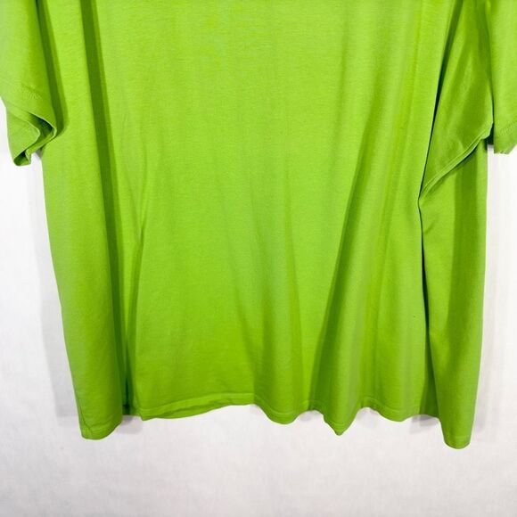 Catherines Plus Size 2X 22W 24W Top Green Suprema Collection Keyhole Neck 1494 - Picture 5 of 9